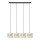 Suspension filaire HELEN 4xE27/15W/230V crème/noir/doré