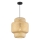 Suspension filaire HESTIA 1xE27/60W/230V d. 30 cm bambou