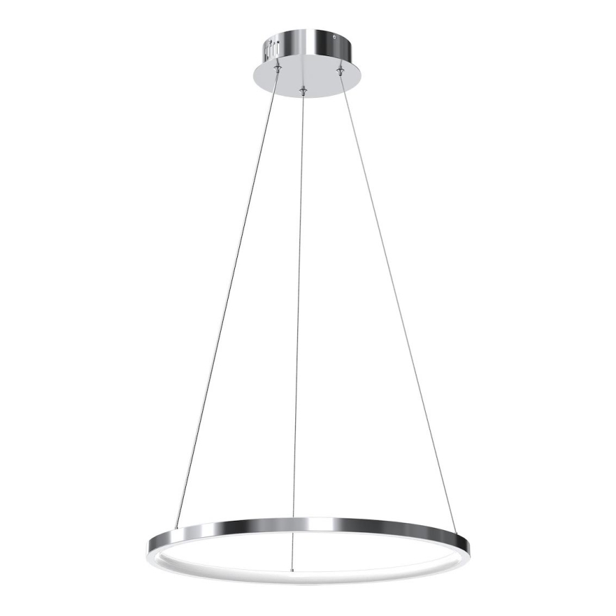 Suspension filaire HOOP LED/27W/230V d. 50 cm 4000K chrome brillant