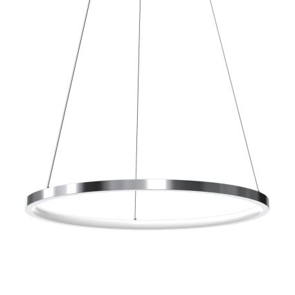 Suspension filaire HOOP LED/27W/230V d. 50 cm 4000K chrome brillant