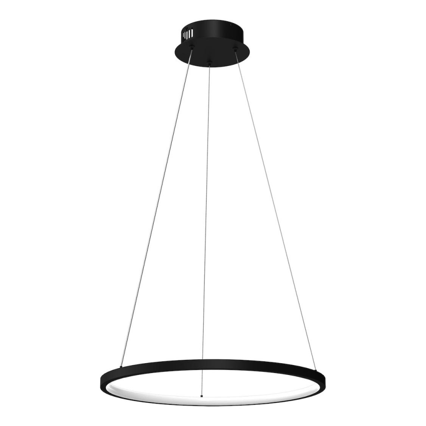 Suspension filaire HOOP LED/27W/230V d. 50 cm 4000K noir
