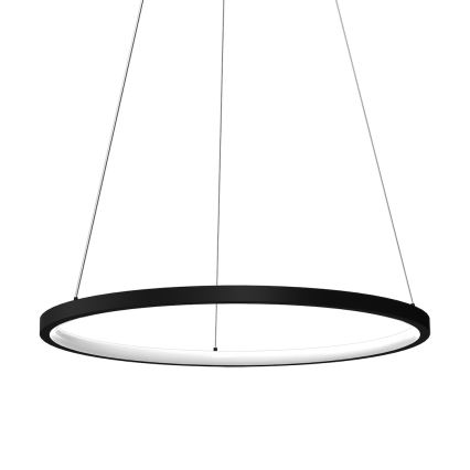 Suspension filaire HOOP LED/27W/230V d. 50 cm 4000K noir