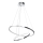 Suspension filaire HOOP LED/51W/230V d. 60 cm 4000K chrome brillant