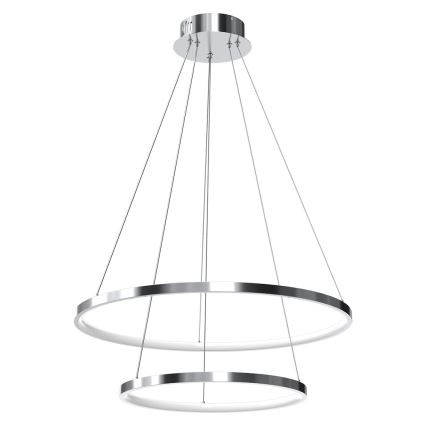 Suspension filaire HOOP LED/51W/230V d. 60 cm 4000K chrome brillant