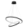 Suspension filaire HOOP LED/51W/230V d. 60 cm 4000K noir