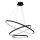 Suspension filaire HOOP LED/93W/230V d. 60 cm 4000K noir
