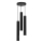 Suspension filaire HUDSON 3xGU10/8W/230V noir