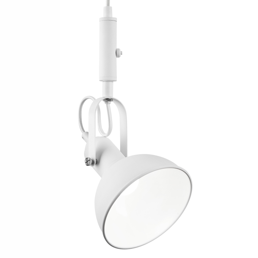 Suspension filaire IRMA 1xE14/28W/230V blanche