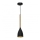 Suspension filaire ISTAPPAR 1xE27/60W/230V noir/doré