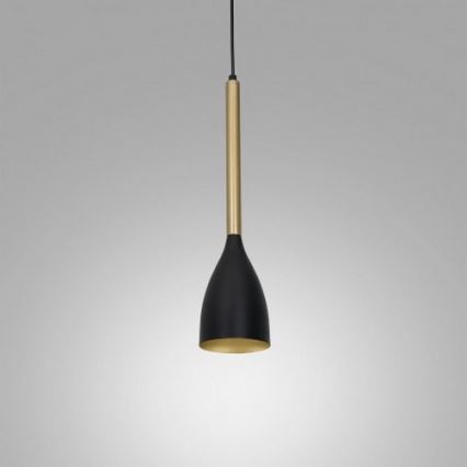 Suspension filaire ISTAPPAR 1xE27/60W/230V noir/doré