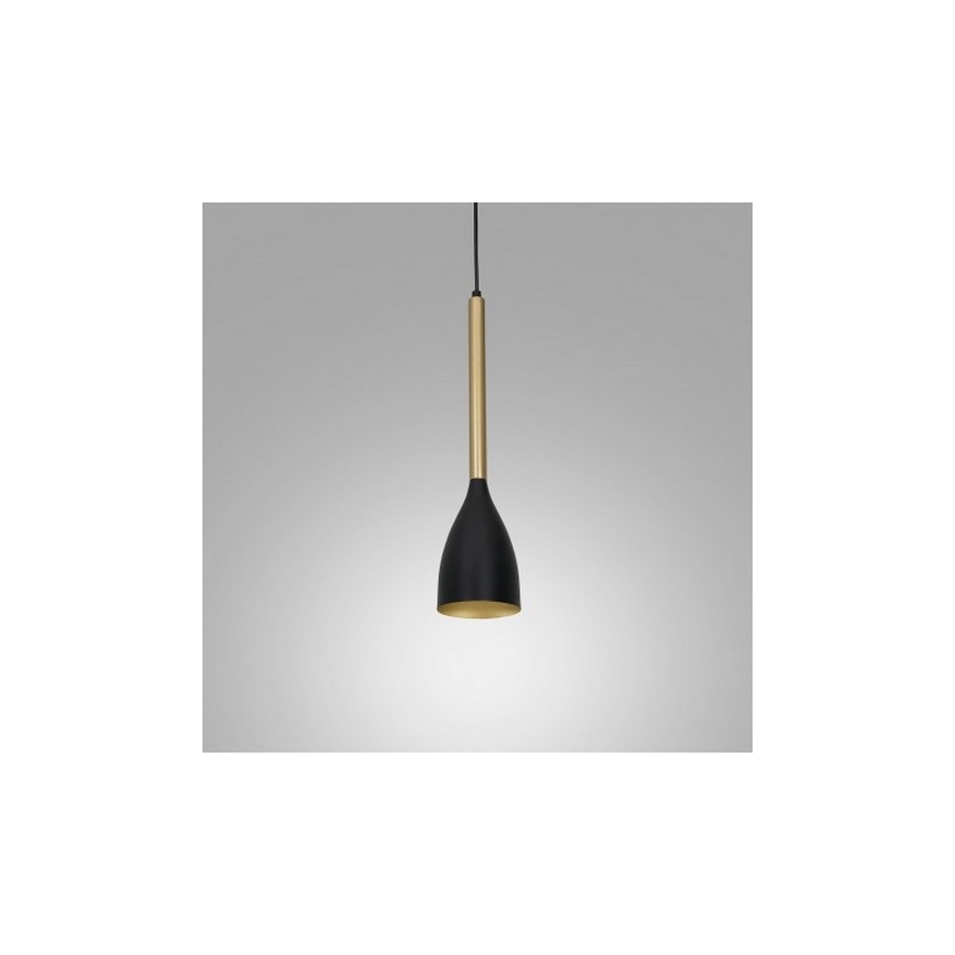 Suspension filaire ISTAPPAR 1xE27/60W/230V noir/doré