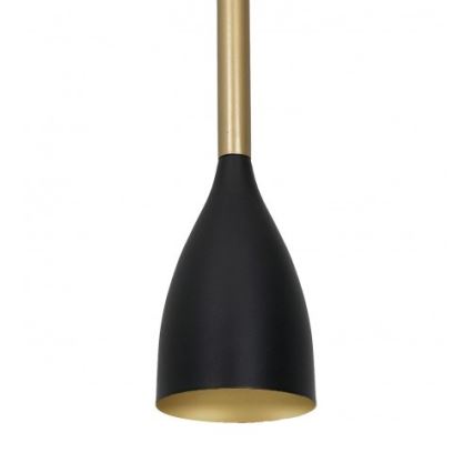 Suspension filaire ISTAPPAR 1xE27/60W/230V noir/doré