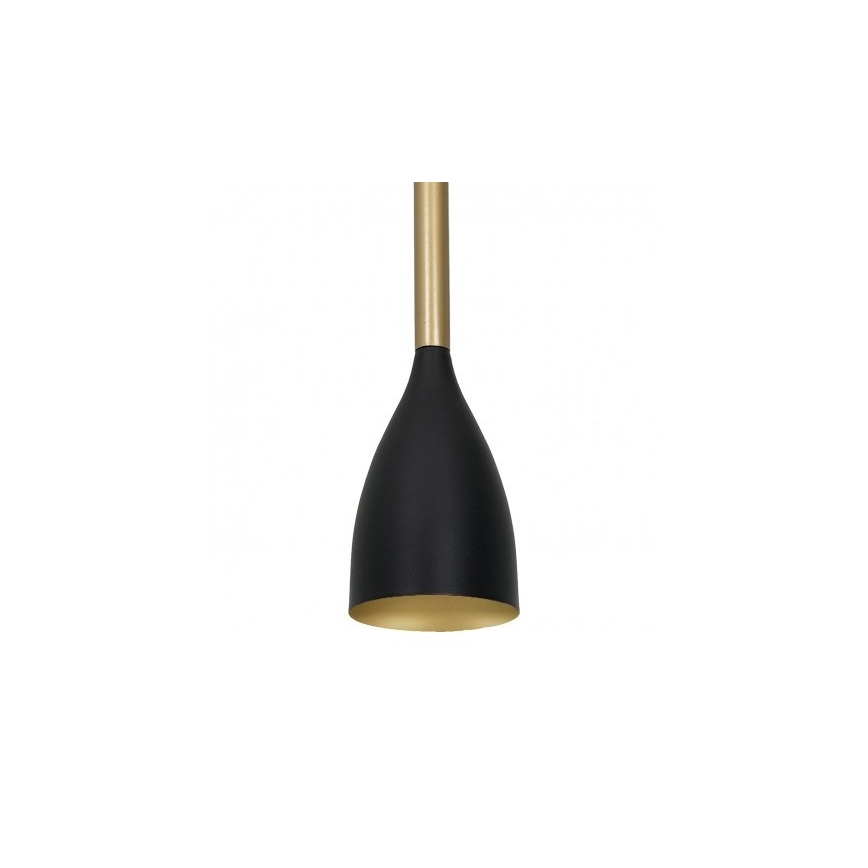 Suspension filaire ISTAPPAR 1xE27/60W/230V noir/doré