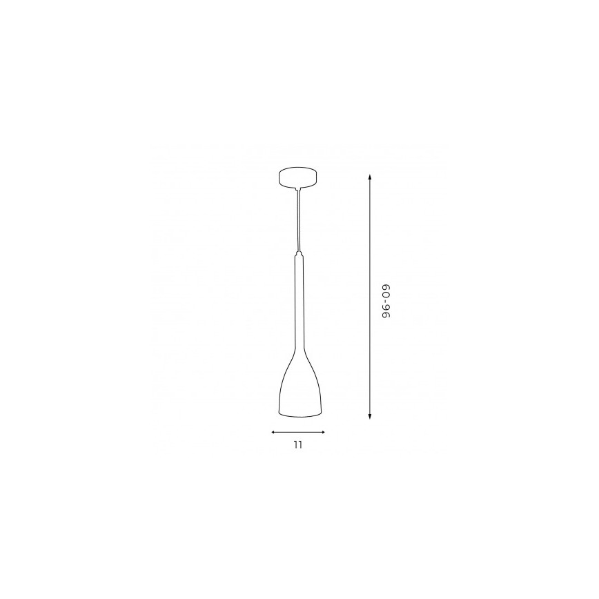 Suspension filaire ISTAPPAR 1xE27/60W/230V noir/doré
