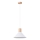 Suspension filaire JAGA 1xE27/15W/230V d. 30 cm blanc