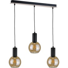 Suspension filaire JANTAR WOOD 3xE27/60W/230V