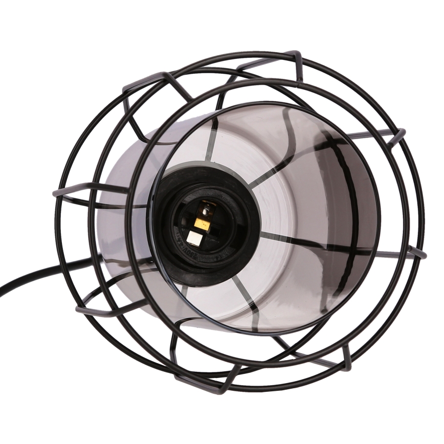 Suspension filaire JONERA 3xE27/40W/230V noir