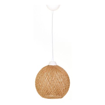 Suspension filaire JUTE 1xE27/60W/230V beige