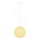 Suspension filaire JUTE 1xE27/60W/230V jaune