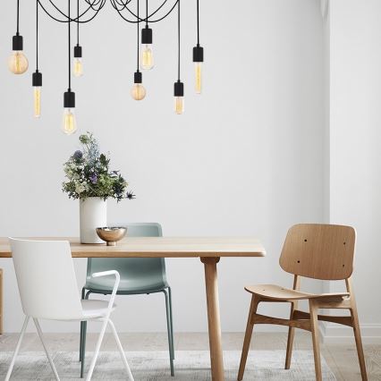 Suspension filaire KABLUNI 8xE27/100W/230V araignée