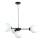 Suspension filaire KALIOPE 4xE14/50W/230V noir/blanc