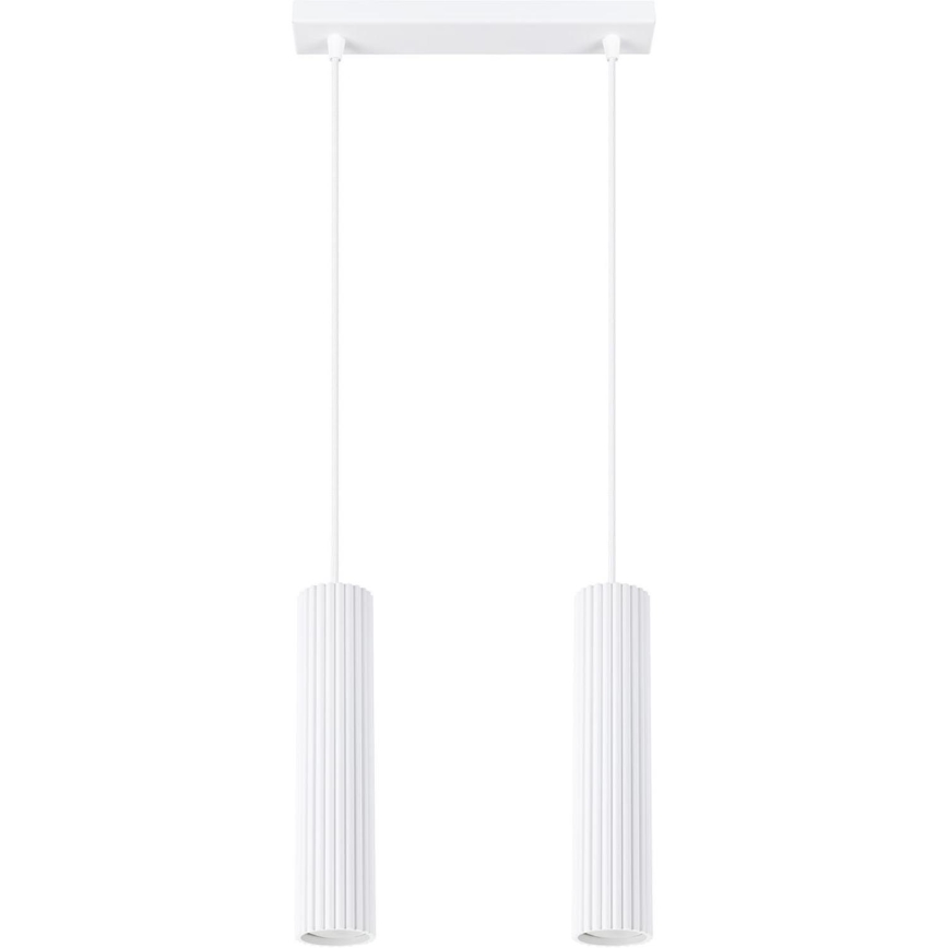 Suspension filaire KARBON 2xGU10/10W/230V blanc