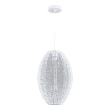 Suspension filaire KAREI 1xE27/20W/230V d. 30 cm blanc