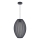 Suspension filaire KAREI 1xE27/20W/230V d. 30 cm noir