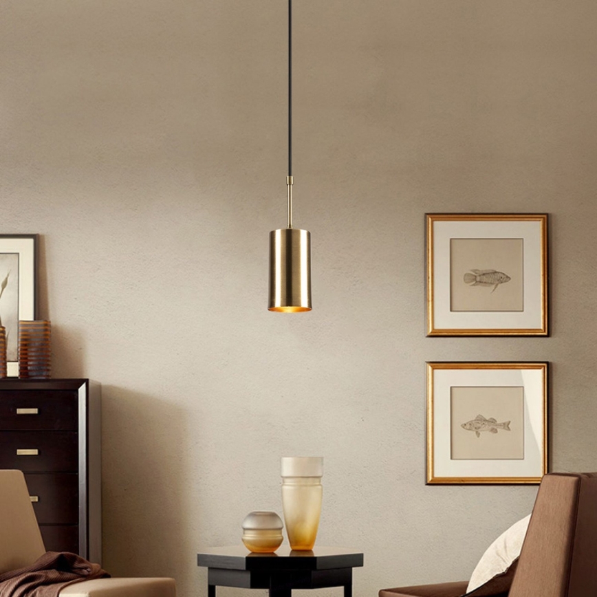Suspension filaire KEM 1xE27/40W/230V dorée
