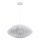 Suspension filaire KINU 1xE27/20W/230V d. 50 cm blanc