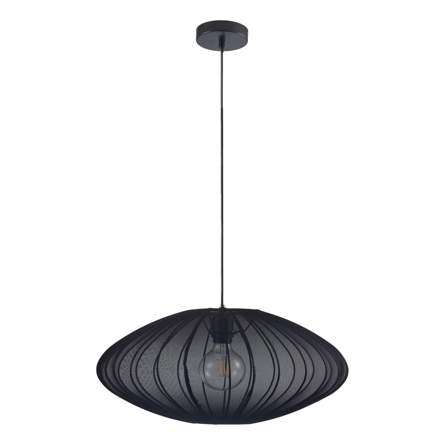 Suspension filaire KINU 1xE27/20W/230V d. 50 cm noir