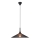 Suspension filaire KIRUNA 1xE27/40W/230V diam. 50 cm noir