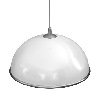 Suspension filaire KITCHEN 1xE27/15W/230V blanc/chrome