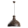 Suspension filaire KURE 1xE27/40W/230V d. 40 cm gris
