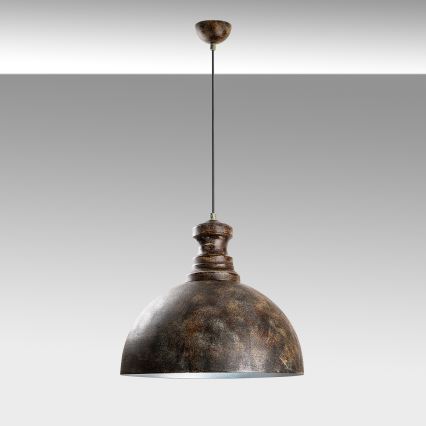 Suspension filaire KURE 1xE27/40W/230V d. 40 cm gris