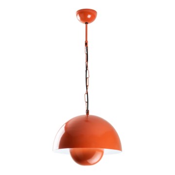 Suspension filaire KURE 1xE27/40W/230V orange