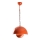 Suspension filaire KURE 1xE27/40W/230V orange