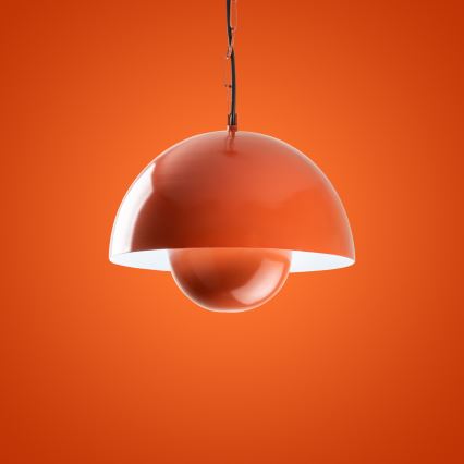 Suspension filaire KURE 1xE27/40W/230V orange