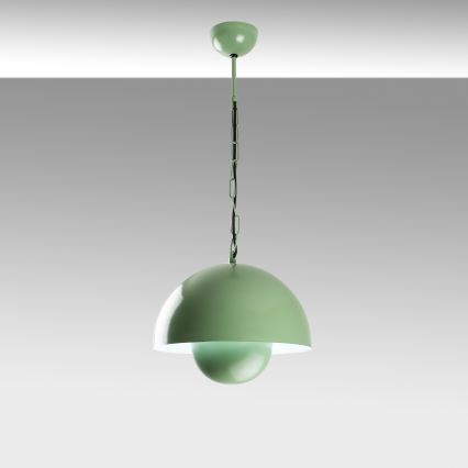 Suspension filaire KURE 1xE27/40W/230V vert