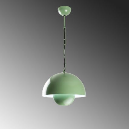 Suspension filaire KURE 1xE27/40W/230V vert