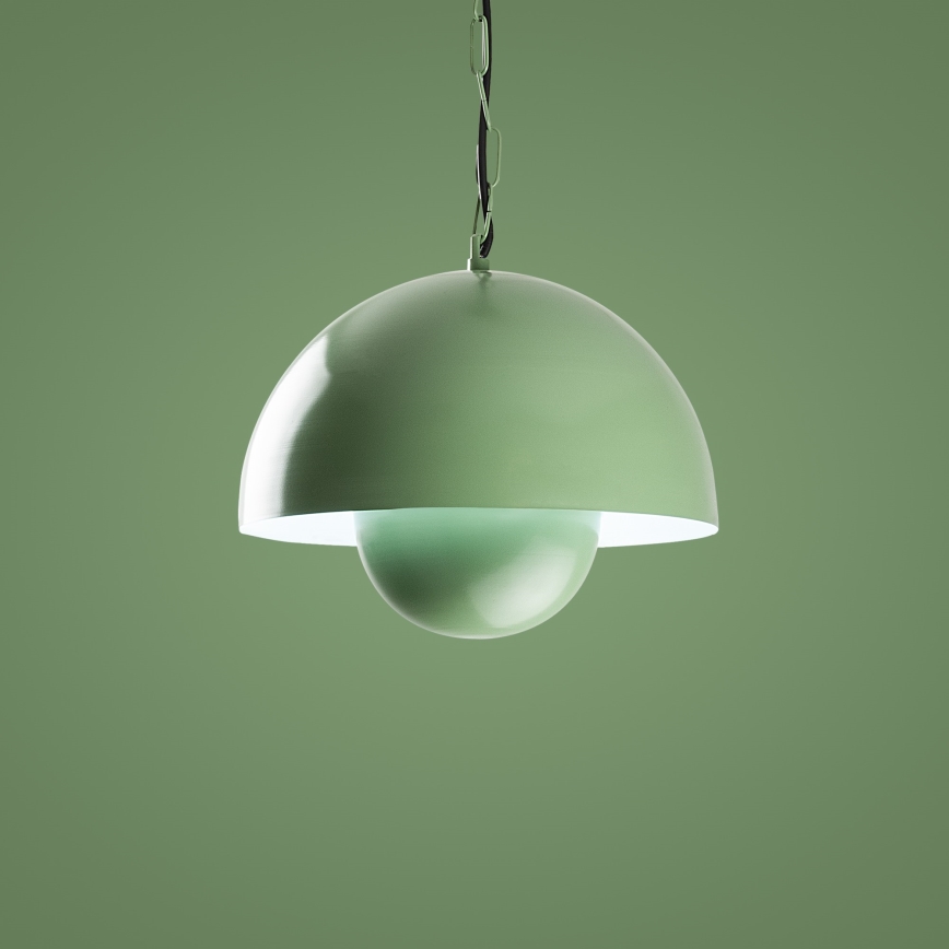 Suspension filaire KURE 1xE27/40W/230V vert