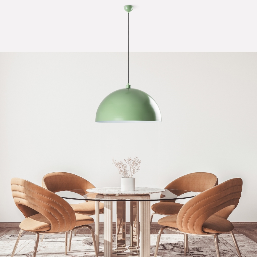 Suspension filaire KURE 1xE27/40W/230V vert