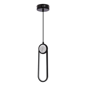 Suspension filaire LACRIMA LED/15W/230V 3000K noir