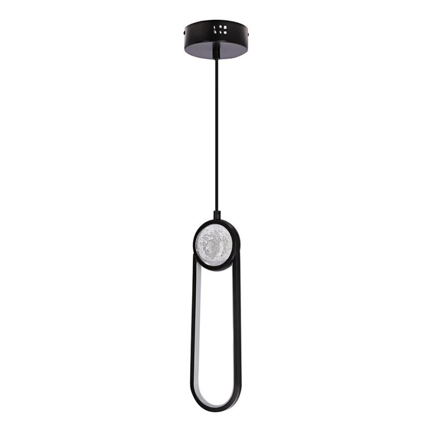 Suspension filaire LACRIMA LED/15W/230V 3000K noir