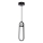 Suspension filaire LACRIMA LED/15W/230V 3000K noir