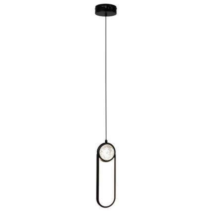 Suspension filaire LACRIMA LED/15W/230V 3000K noir