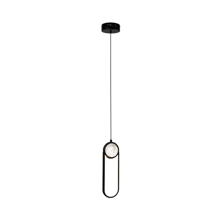 Suspension filaire LACRIMA LED/15W/230V 3000K noir