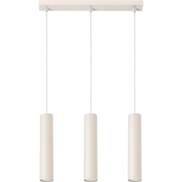 Suspension filaire LAGOS 3xGU10/10W/230V crème