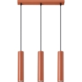 Suspension filaire LAGOS 3xGU10/10W/230V rouge