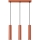 Suspension filaire LAGOS 3xGU10/10W/230V rouge